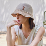 VA Patch Towel Bucket Hat / Beige