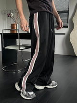Side track line sweat pants(3color)