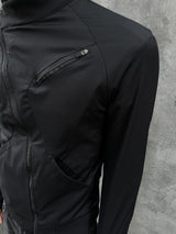 ZED DIAGONAL HIGH-NECK SLIM ZIP-UP
