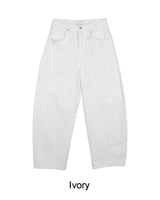 TR2511コットンカーブドワイドパンツ (3 colors)
