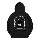 ブラックバニー バックパーカー ジップアップ