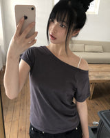 リヴィア ボートネック ショートスリーブ Tシャツ