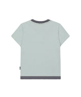 カットオフ スター レイヤード ヘンリーネック グラフィックTシャツ ミスティミント