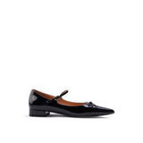 Colorful Bridge | Black Butterfly Pointed Sweet Mary Jane Shoes Women's Flat Ballet Shoes