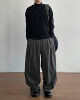 Foen Wool Stripe Slacks