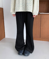 26SS★【BAONHAUS】キャサリンバンディングセミブーツカットパンツ