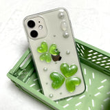 [MADE] Three-leaf clover Resin Case