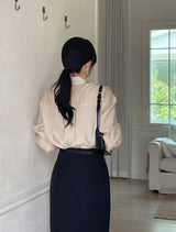 Dren Sheer Shirt Blouse (Strap Set)