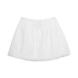 Scallop Band Skirt (White)