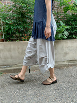 Akio Parachute Roll-up Capri Bermuda Pants