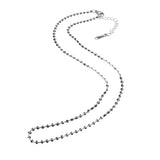 men's necklace beaded chain_CLEF FINGERBOARD NEC