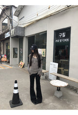 ストライプスリムラインロングTシャツ