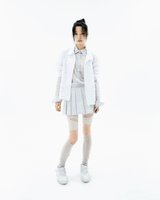Layered Sheer Blouson / Off White