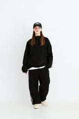 SP LINE HOODED JACKET BLACK
