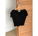 Lovely frill cardigan (4color)