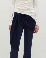 Layered Wrap Tie _ NAVY