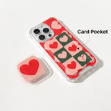 Heart Pattern (Card Pocket Case)