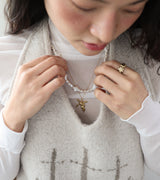Cross Pearl Mixed Necklace
