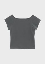 [MADE] Beyrn Two-Way Cap Sleeve Short Sleeve Tee