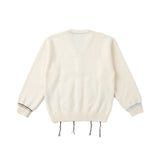 Ivory Argyle Cardigan