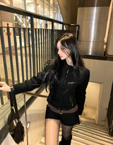 Dark Suede Bodyfit Jacket