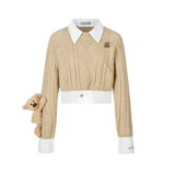 13DE MARZO Doozoo Nostalgia Shirt Sweater Khaki