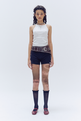 PIERCED SLEEVELESS TEE