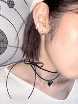 SMALL HEART TARGET EARRING