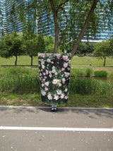 Blush rose garden, landscape rug 150x200