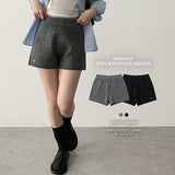 Cozy fit knitwear banding short pants