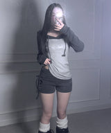 ribbon belt shorts (2colors)