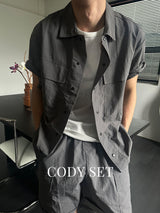[SET] Air flap nylon cargo set-up(3color)