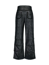 PYTHON LACE PANTS