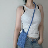 [MADE] Étang mini bag | Glitch Blue