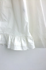 コットンフレアシャーリングシャツ