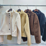 Pome high-neck fleece coat (4color)
