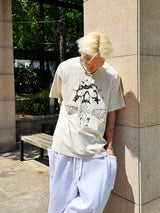 VENTIQUE ピグメントスモークTシャツ 3color