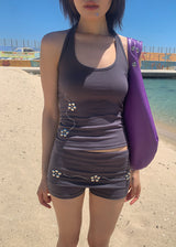 FOLDING BEADS SHORTS (3color)