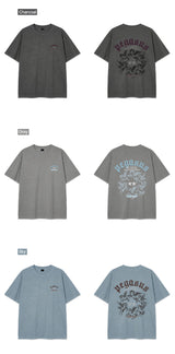 pegasus pigment-dyed short-sleeve t-shirt (3color)