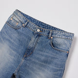 LOOSE FIT VINTAGE WASHING DENIM BLUE