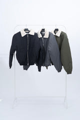 Marvel Curve Line Collar Mink Jacket
