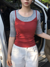 キターペンダント7分丈Tシャツ