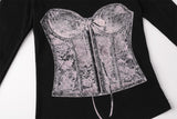 Silhouette tee - black
