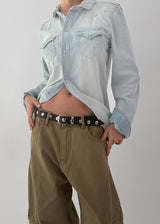 DOT STUD BELT