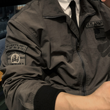 Wayne Military Patch Flight Aviation Jacket