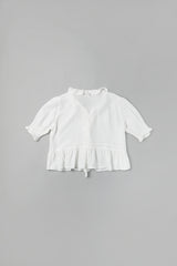 モイラッフルブラウス_アイボリー