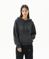 RAW CUT PRAY CROP HOODIE