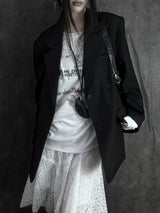 pocket basic striped jacket