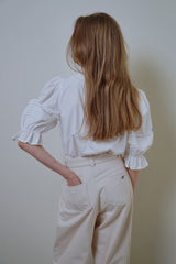 Rose frill blouse