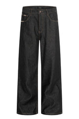 Raw Denim Straight Jeans